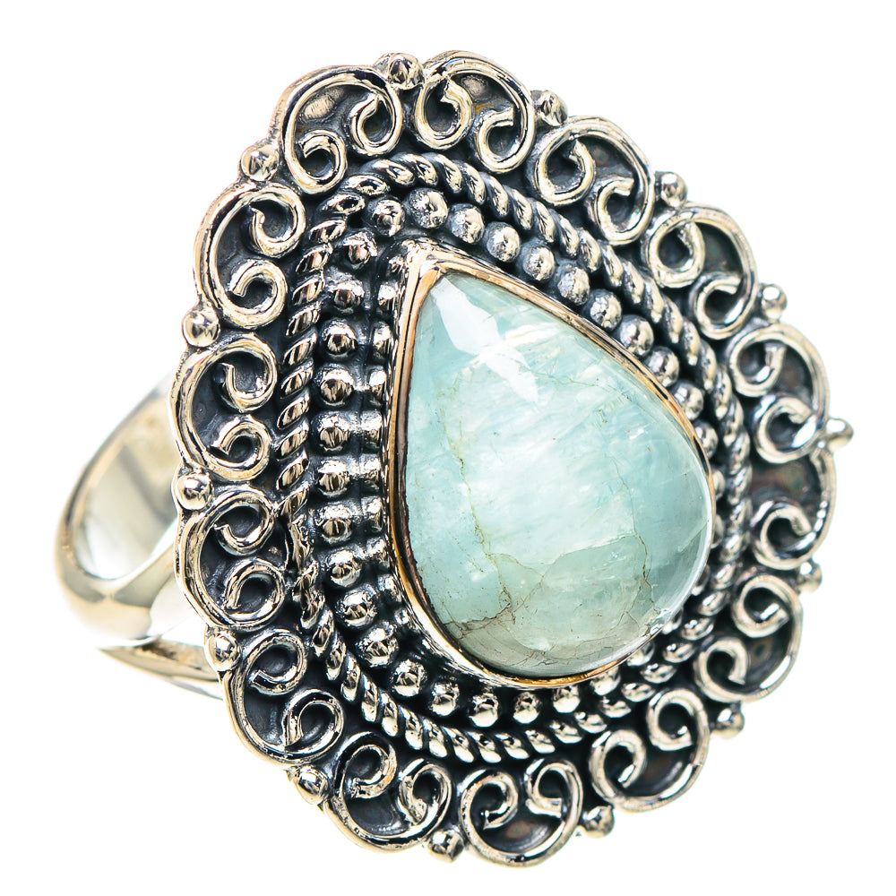 Aquamarine Rings handcrafted by Ana Silver Co - RING93068