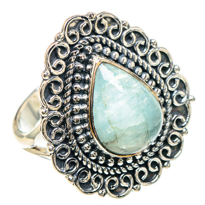 Aquamarine Rings handcrafted by Ana Silver Co - RING93068