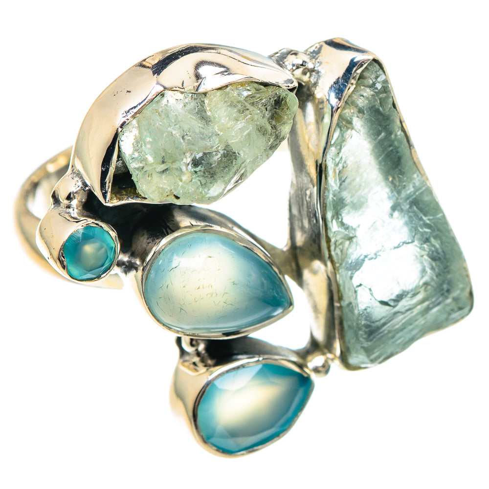 Aquamarine Rings handcrafted by Ana Silver Co - RING93084