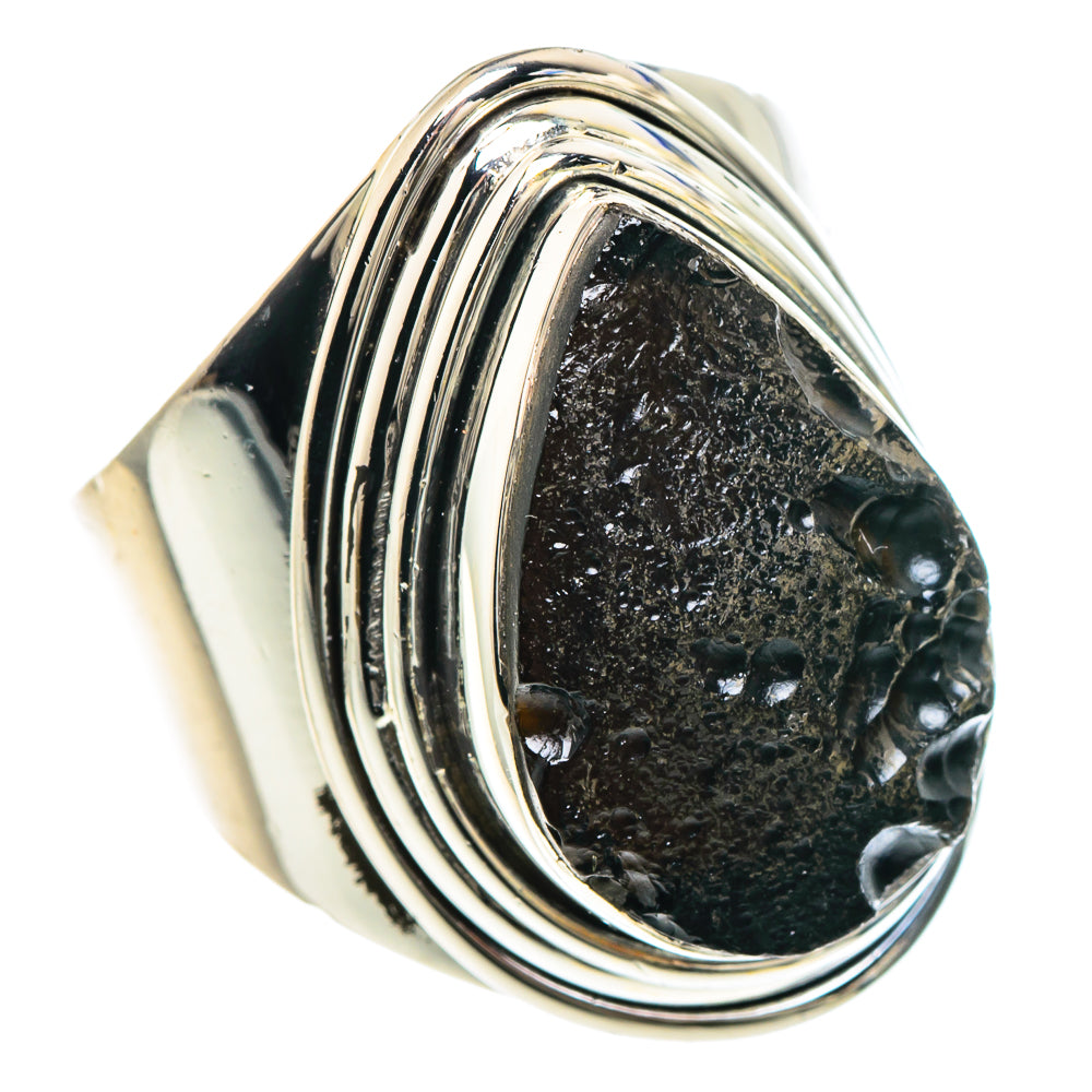 Tektite Rings handcrafted by Ana Silver Co - RING93091