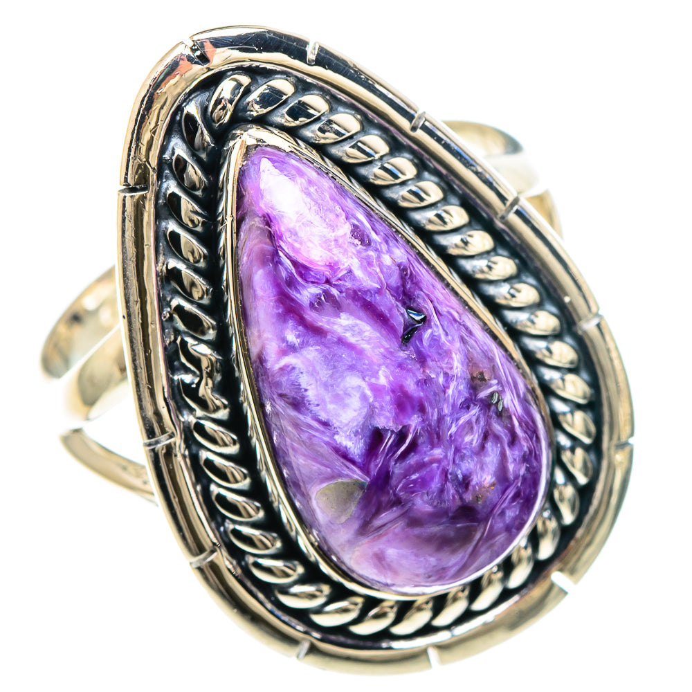 Charoite Rings handcrafted by Ana Silver Co - RING93105