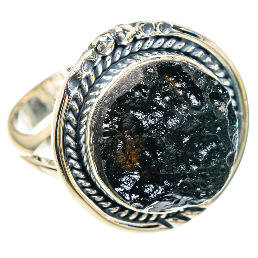 Tektite Rings handcrafted by Ana Silver Co - RING93109