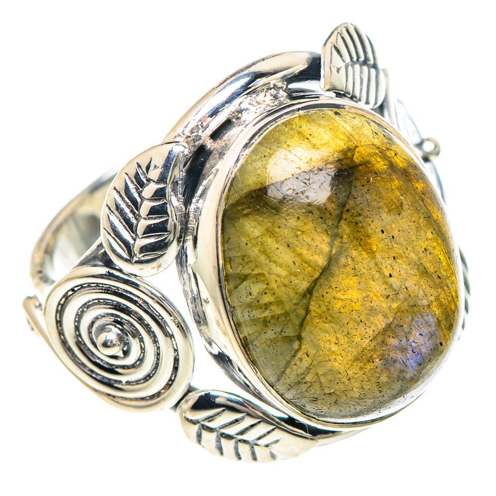 Labradorite Rings handcrafted by Ana Silver Co - RING93115