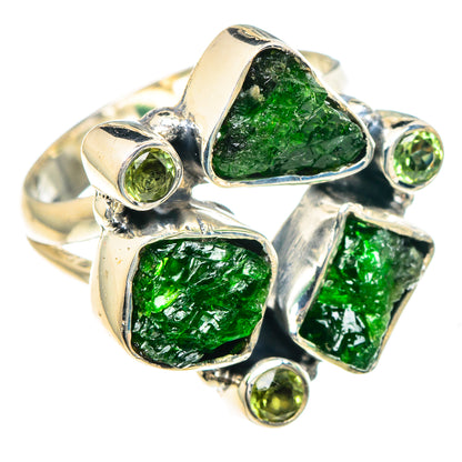 Chrome Diopside Rings handcrafted by Ana Silver Co - RING93122