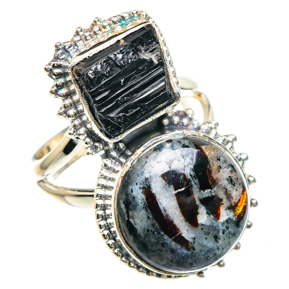 Astrophyllite Rings handcrafted by Ana Silver Co - RING93128