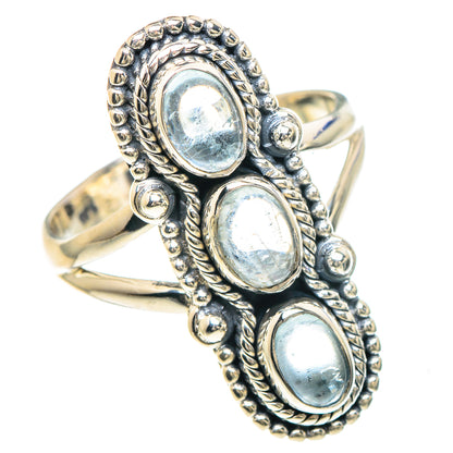 Aquamarine Rings handcrafted by Ana Silver Co - RING93138