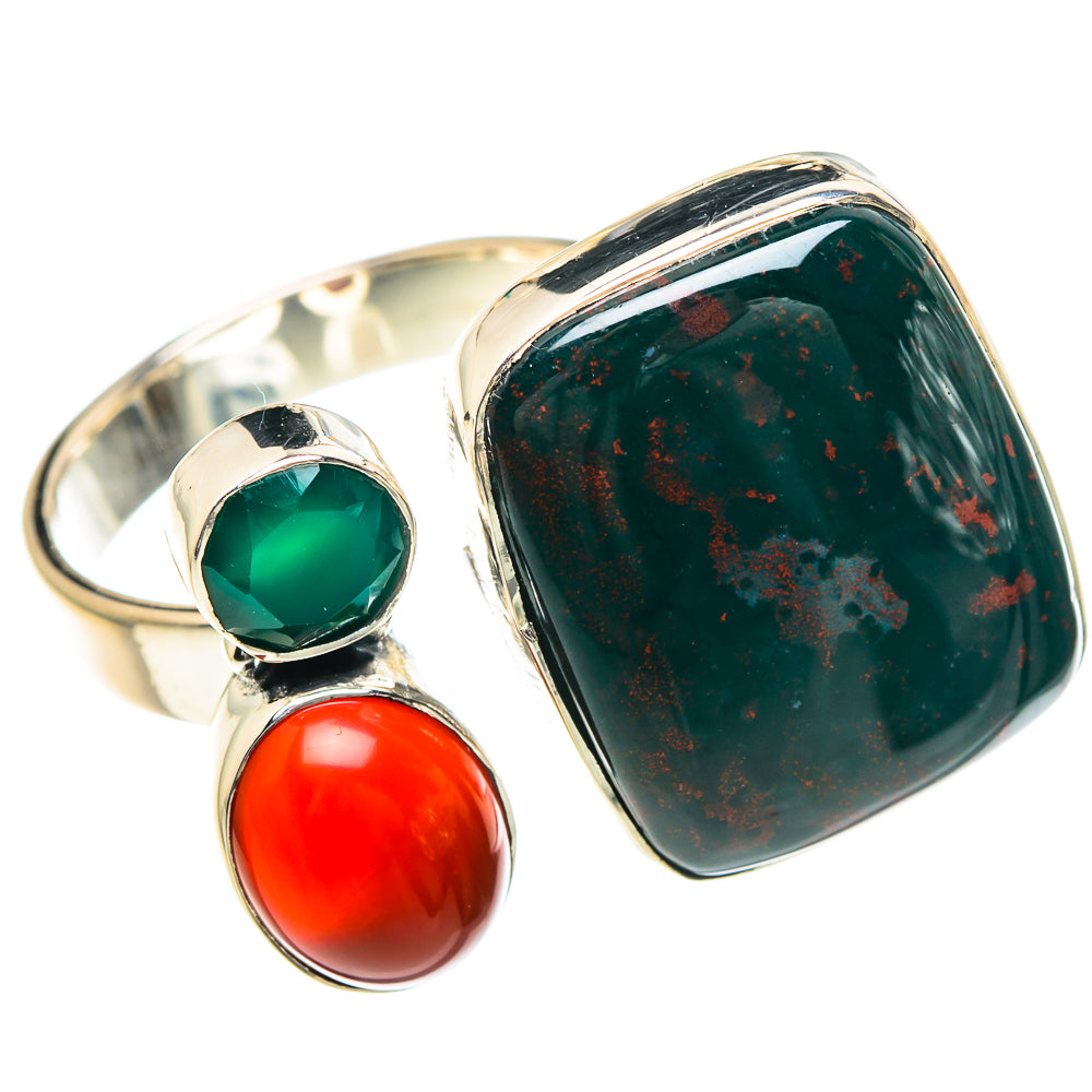 Bloodstone Rings handcrafted by Ana Silver Co - RING93150