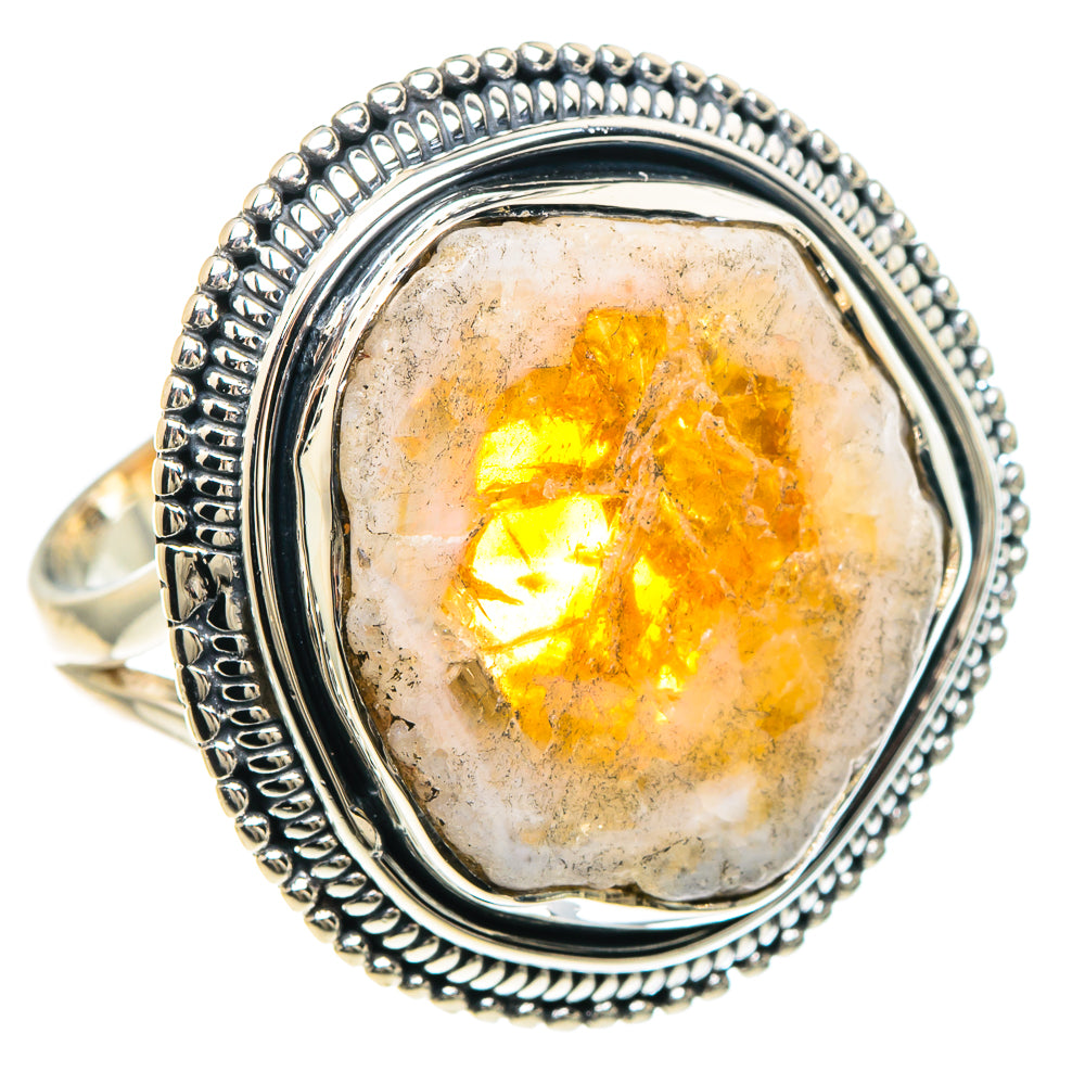 Citrine Rings handcrafted by Ana Silver Co - RING93157