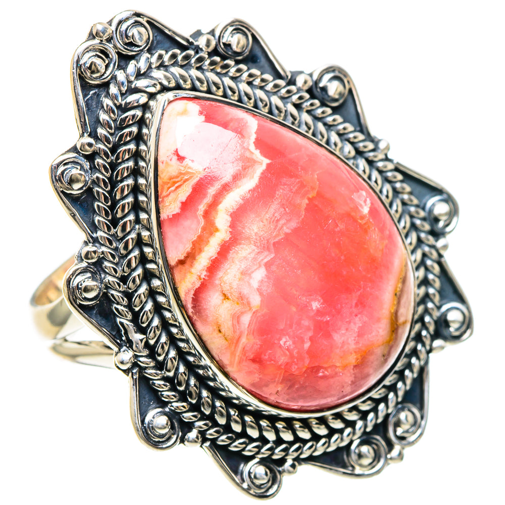 Rhodochrosite Rings handcrafted by Ana Silver Co - RING93159