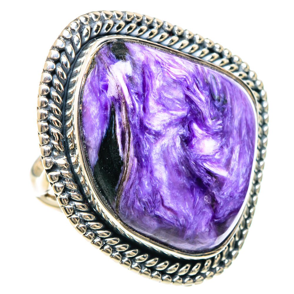 Charoite Rings handcrafted by Ana Silver Co - RING93162