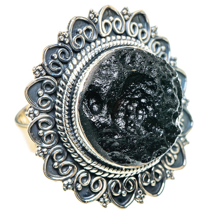 Tektite Rings handcrafted by Ana Silver Co - RING93164 - Photo 2