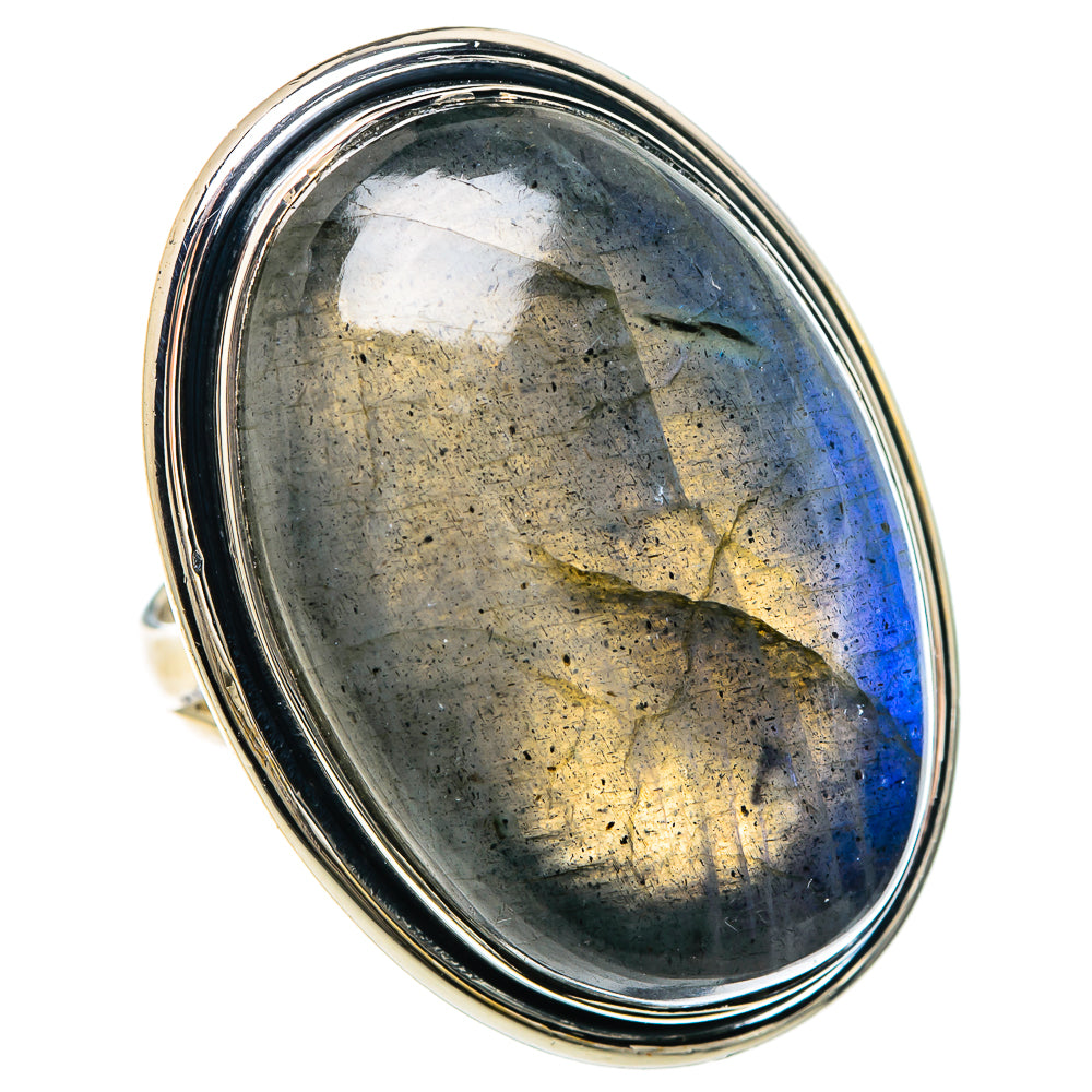 Labradorite Rings handcrafted by Ana Silver Co - RING93176