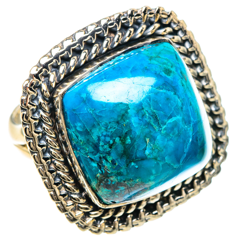 Chrysocolla Rings handcrafted by Ana Silver Co - RING93178