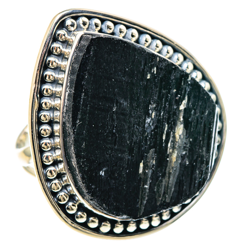 Black Tourmaline Rings handcrafted by Ana Silver Co - RING93192