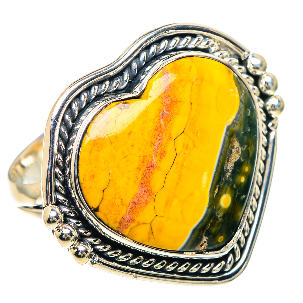 Ocean Jasper Rings handcrafted by Ana Silver Co - RING93201