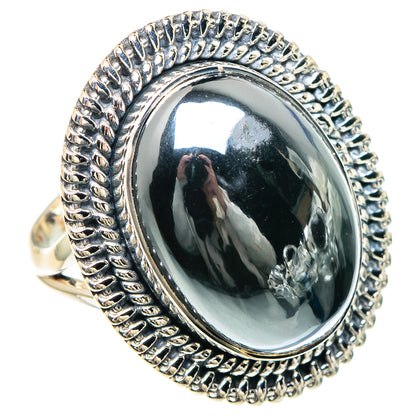 Hematite Rings handcrafted by Ana Silver Co - RING93202