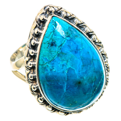 Chrysocolla Rings handcrafted by Ana Silver Co - RING93206