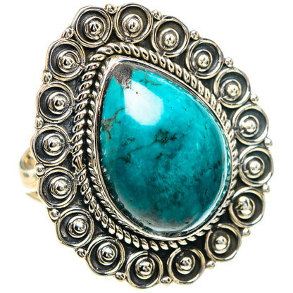 Chrysocolla Rings handcrafted by Ana Silver Co - RING93209 - Photo 2