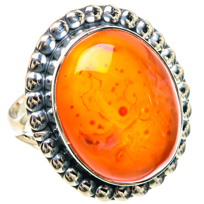 Carnelian Rings handcrafted by Ana Silver Co - RING93217