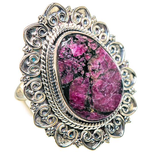 Russian Eudialyte Rings handcrafted by Ana Silver Co - RING93218