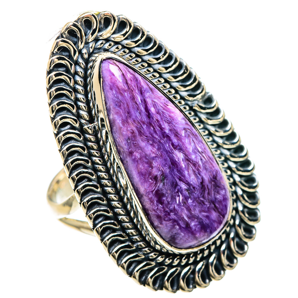 Charoite Rings handcrafted by Ana Silver Co - RING93222