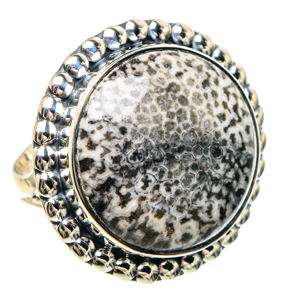 Stingray Coral Rings handcrafted by Ana Silver Co - RING93227