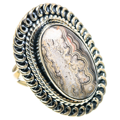 Laguna Lace Agate Rings handcrafted by Ana Silver Co - RING93230 - Photo 2