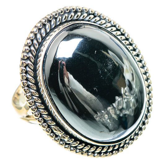 Hematite Rings handcrafted by Ana Silver Co - RING93234