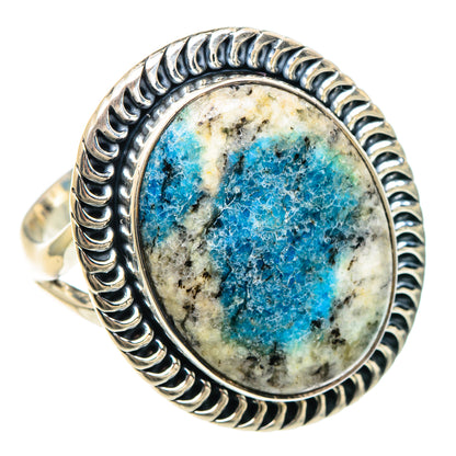 K2 Blue Azurite Rings handcrafted by Ana Silver Co - RING93240 - Photo 2