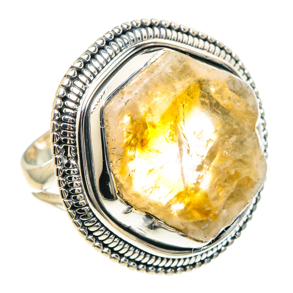 Citrine Rings handcrafted by Ana Silver Co - RING93252 - Photo 2