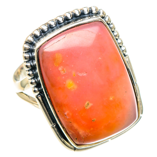 Pink Opal Rings handcrafted by Ana Silver Co - RING93255