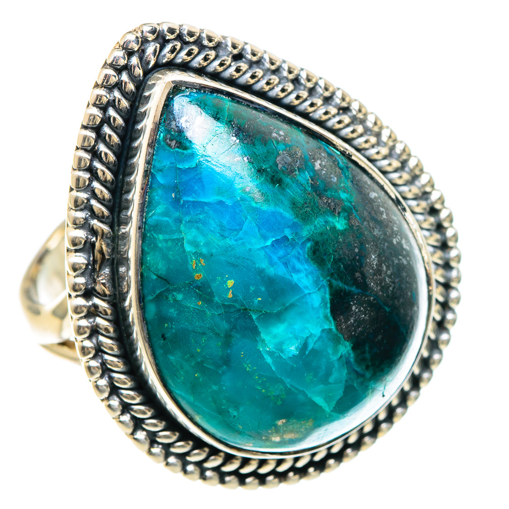 Chrysocolla Rings handcrafted by Ana Silver Co - RING93266