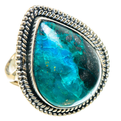 Chrysocolla Rings handcrafted by Ana Silver Co - RING93266
