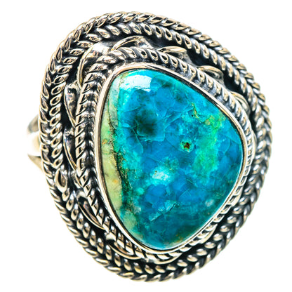 Chrysocolla Rings handcrafted by Ana Silver Co - RING93267