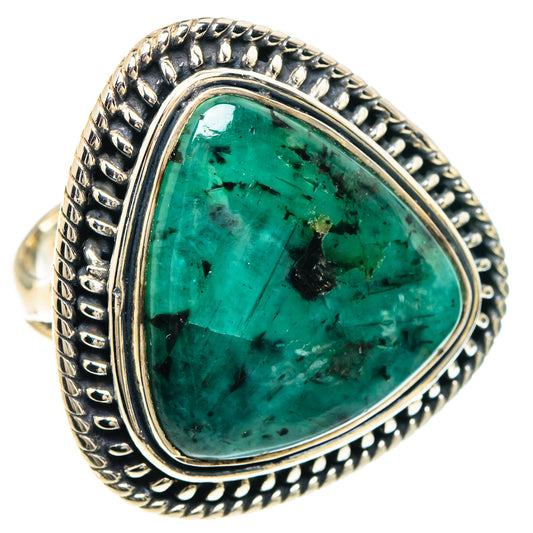 Emerald Rings handcrafted by Ana Silver Co - RING93268