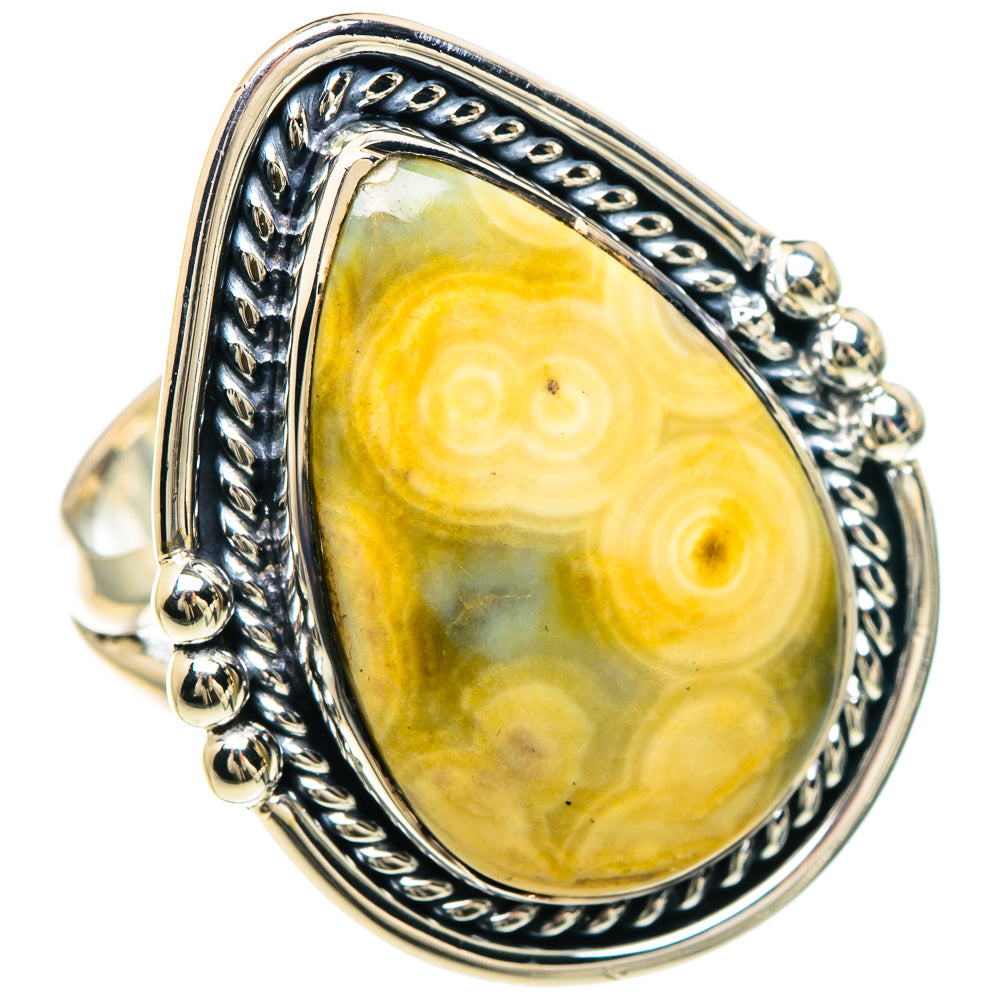Ocean Jasper Rings handcrafted by Ana Silver Co - RING93272