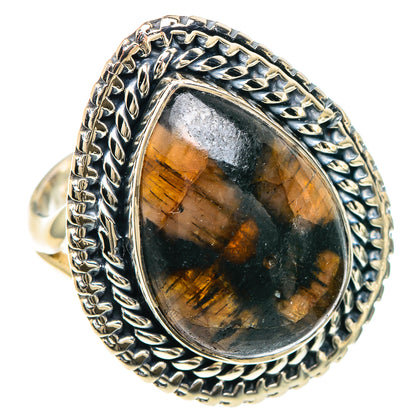 Chiastolite Rings handcrafted by Ana Silver Co - RING93273