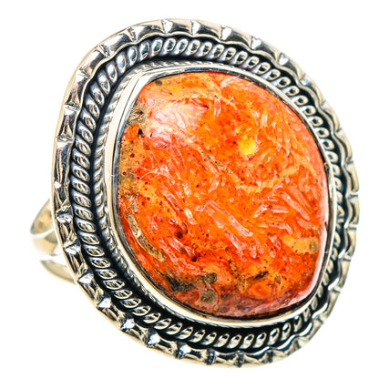 Sponge Coral Rings handcrafted by Ana Silver Co - RING93274 - Photo 2