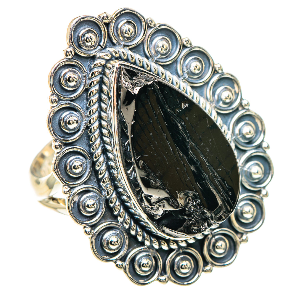 Shungite Rings handcrafted by Ana Silver Co - RING93285 - Photo 2