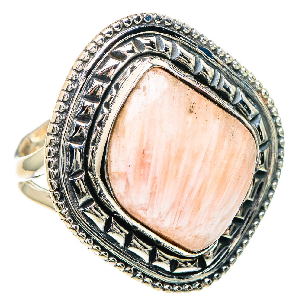 Scolecite Rings handcrafted by Ana Silver Co - RING93298 - Photo 2
