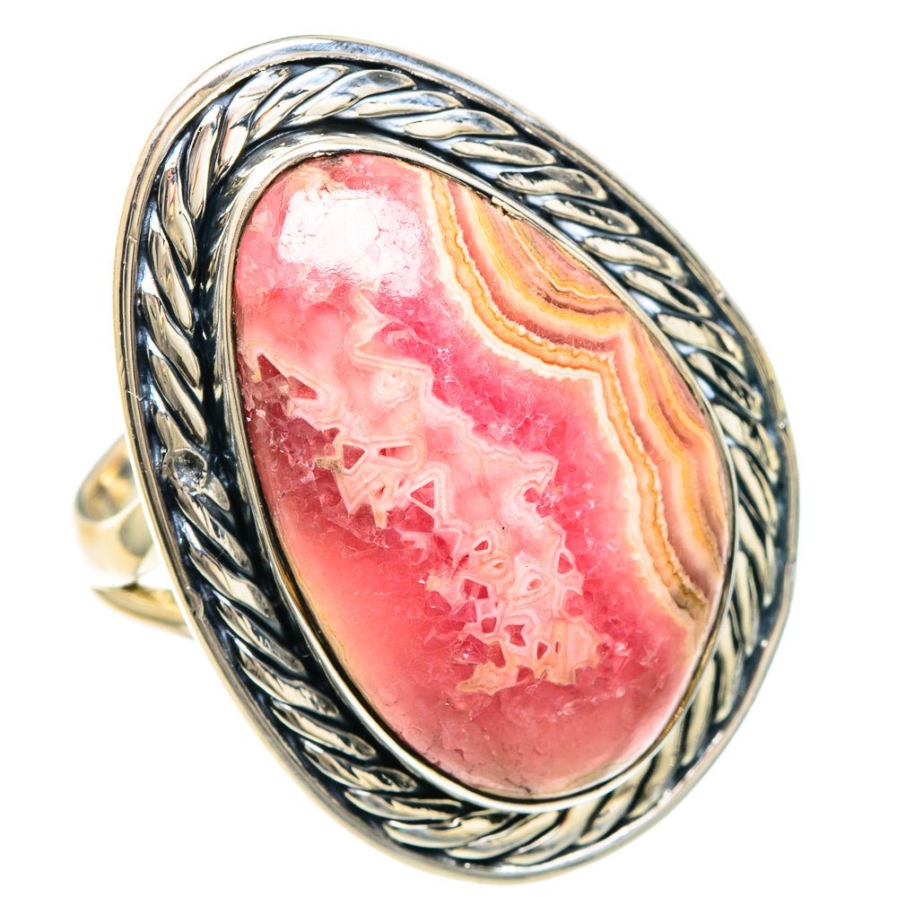 Rhodochrosite Rings handcrafted by Ana Silver Co - RING93299
