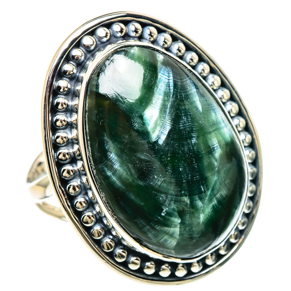 Seraphinite Rings handcrafted by Ana Silver Co - RING93304