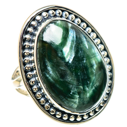 Seraphinite Rings handcrafted by Ana Silver Co - RING93304