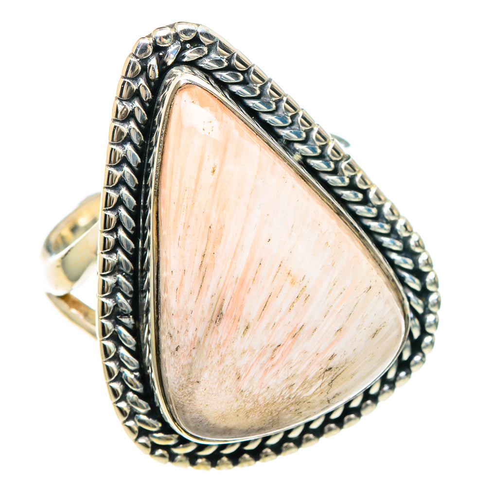 Scolecite Rings handcrafted by Ana Silver Co - RING93310 - Photo 2