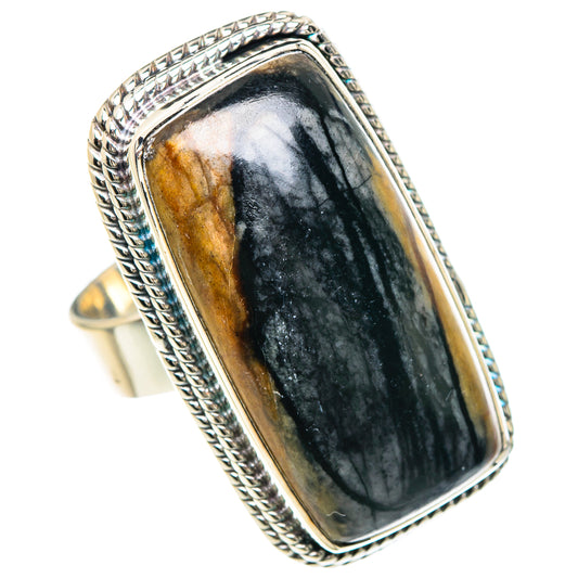 Picasso Jasper Rings handcrafted by Ana Silver Co - RING93318