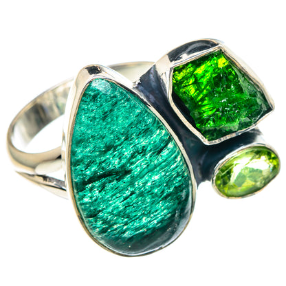 Green Aventurine Rings handcrafted by Ana Silver Co - RING93324