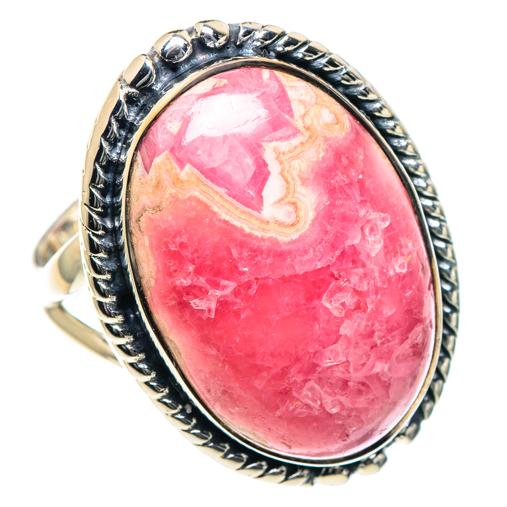 Rhodochrosite Rings handcrafted by Ana Silver Co - RING93330