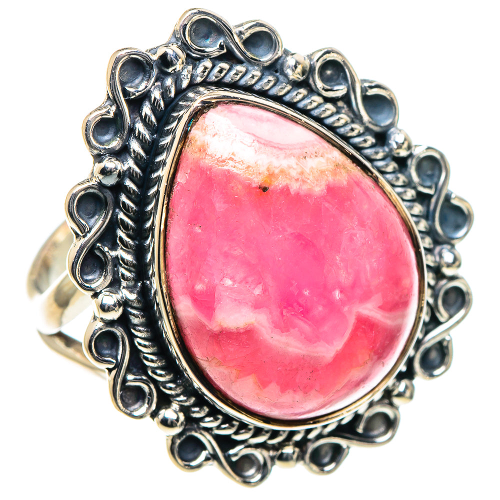 Rhodochrosite Rings handcrafted by Ana Silver Co - RING93331