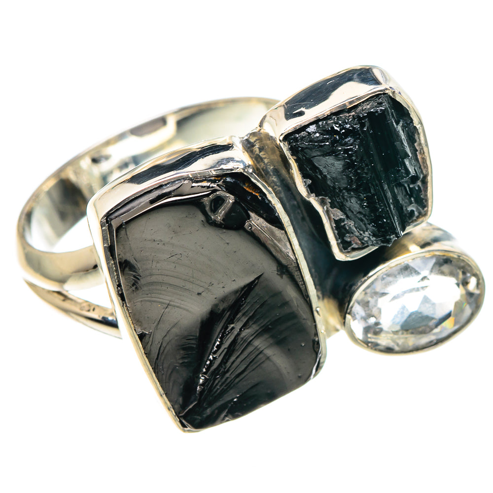 Shungite Rings handcrafted by Ana Silver Co - RING93336