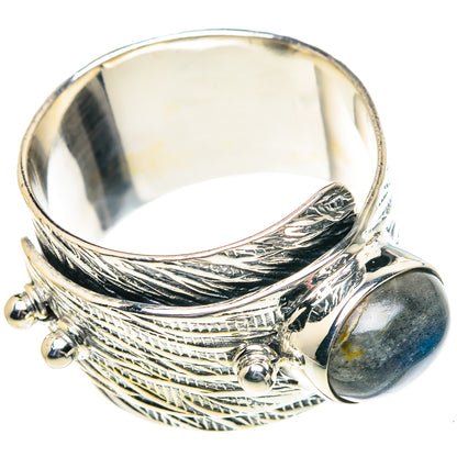 Labradorite Rings handcrafted by Ana Silver Co - RING93343
